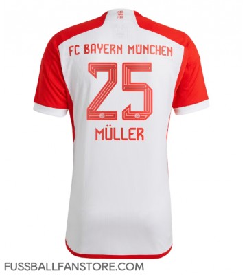 Bayern Munich Thomas Muller #25 Replik Heimtrikot 2023-24 Kurzarm